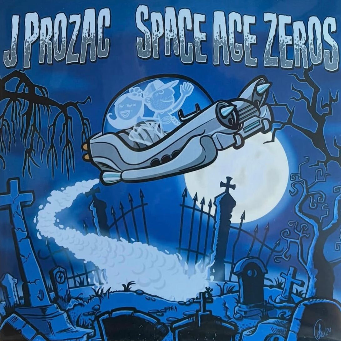 J Prozac/Space Age Zeros - Split (EP): SIGNED, COLORED