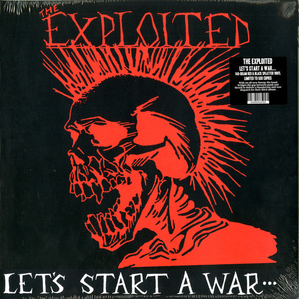The Exploited - Let's Start A War (LP): Import, COLORED