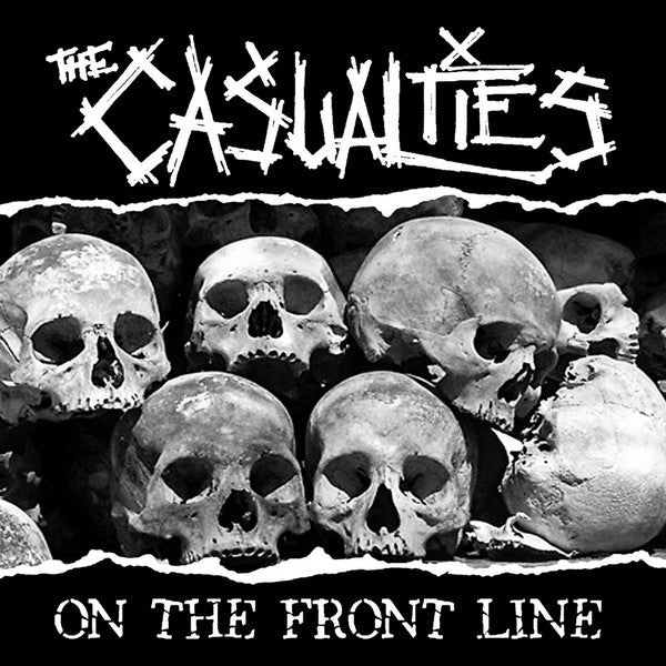 The Casualties - On The Front Line (LP): COLORED
