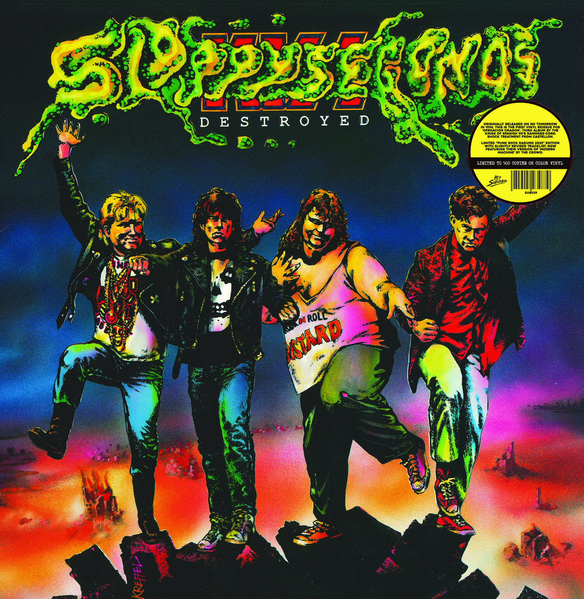 Sloppy Seconds - Destroyed (LP): COLORED, Import