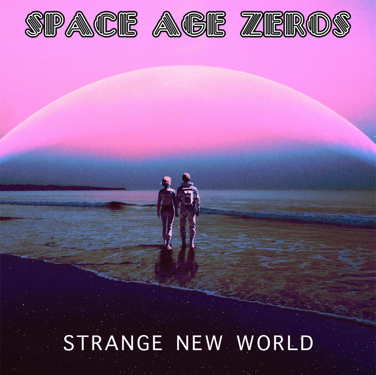 Space Age Zeros - Strange New World (LP): BLUE