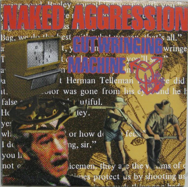 Naked Aggression - Gut Wringing Machine (LP): COLORED *Signed Inner Sleeve